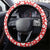 Canada Steering Wheel Cover Summer Hibiscus Tropical Flower