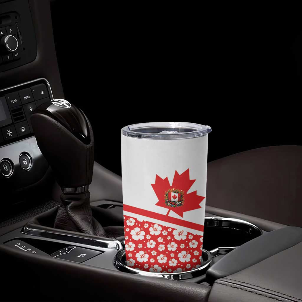 Canada Tumbler Cup Summer Hibiscus Tropical Flower