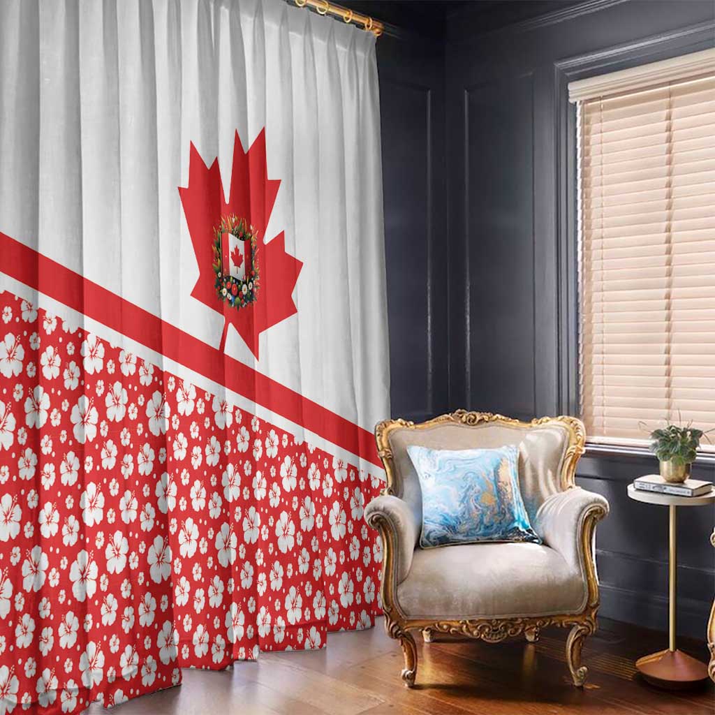 Canada Window Curtain Summer Hibiscus Tropical Flower