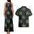 Personalized Powerful Woman in Patterns African Couples Matching Tank Maxi Dress and Hawaiian Shirt