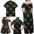 Personalized Powerful Woman in Patterns African Family Matching Off Shoulder Maxi Dress and Hawaiian Shirt