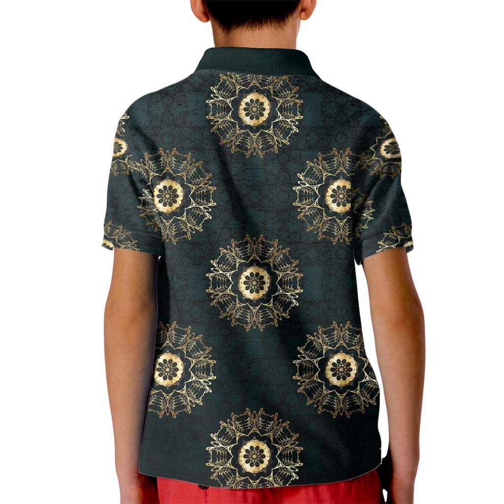 Personalized Powerful Woman in Patterns African Kid Polo Shirt
