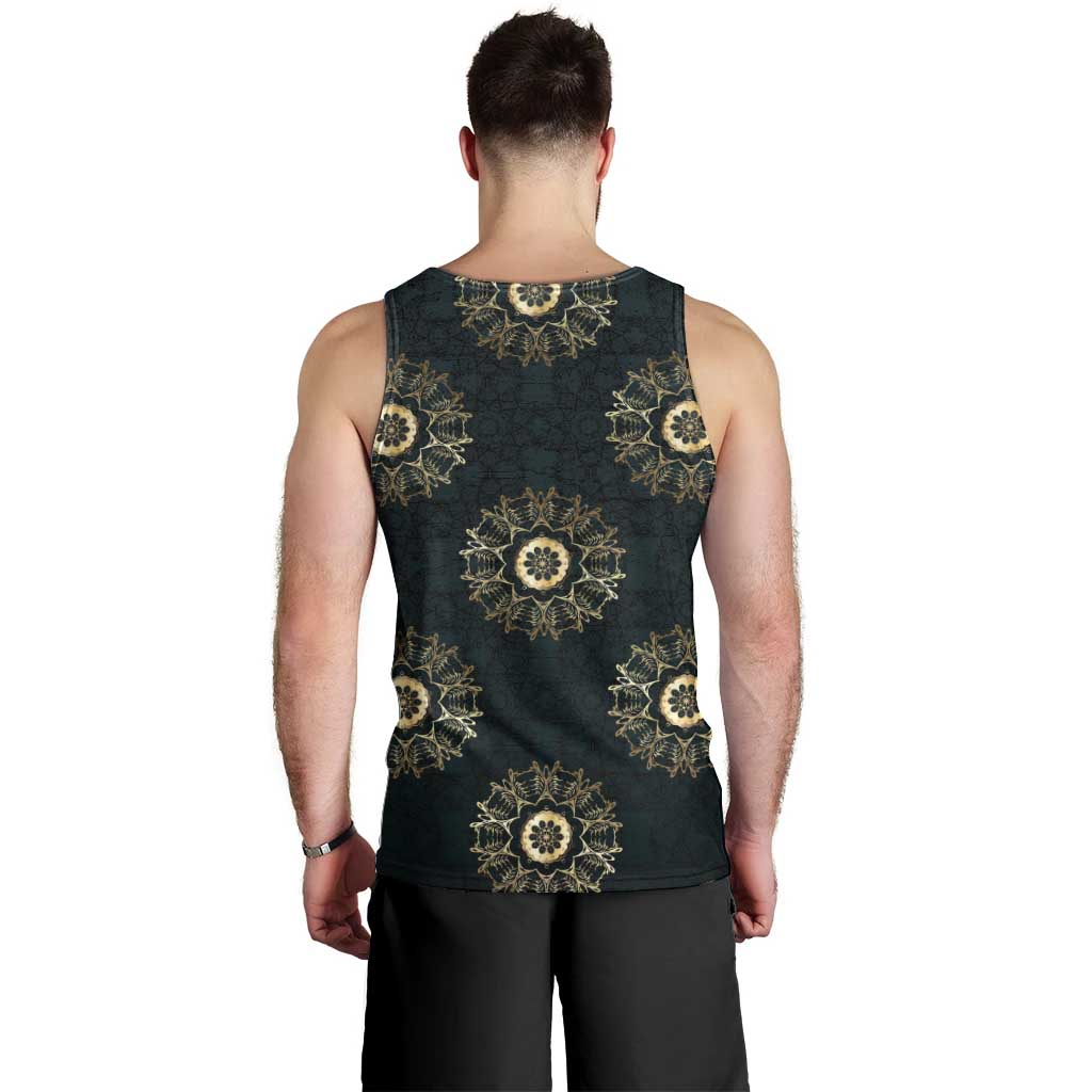 Personalized Powerful Woman in Patterns African Men Tank Top