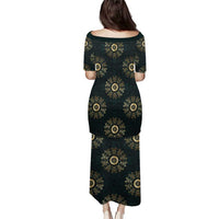 Personalized Powerful Woman in Patterns African Puletasi