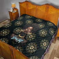 Personalized Powerful Woman in Patterns African Quilt