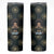 Personalized Powerful Woman in Patterns African Skinny Tumbler