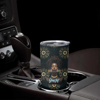 Personalized Powerful Woman in Patterns African Tumbler Cup