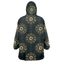 Personalized Powerful Woman in Patterns African Wearable Blanket Hoodie