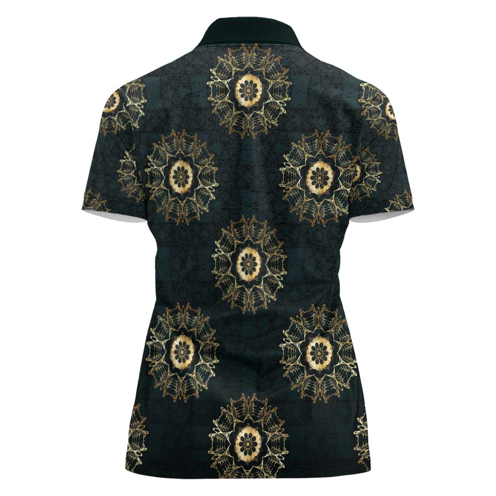 Personalized Powerful Woman in Patterns African Women Polo Shirt