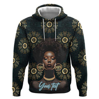 Personalized Powerful Woman in Patterns African Zip Hoodie