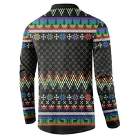 Pride Cat LGBT Button Sweatshirt Happy Purride Christmas - Cute Pet Rainbow Flag - Wonder Print Shop