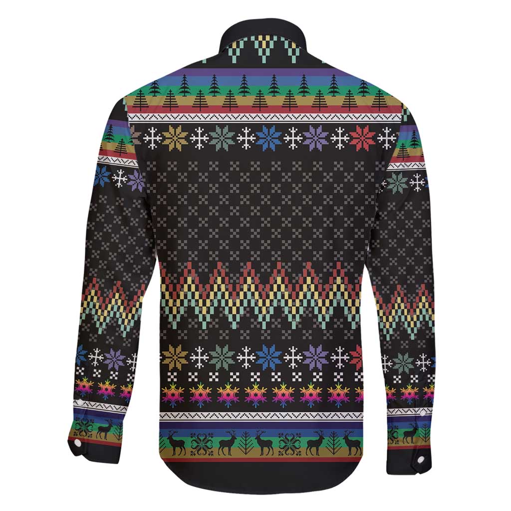 Pride Cat LGBT Family Matching Summer Maxi Dress and Hawaiian Shirt Happy Purride Christmas - Cute Pet Rainbow Flag - Wonder Print Shop