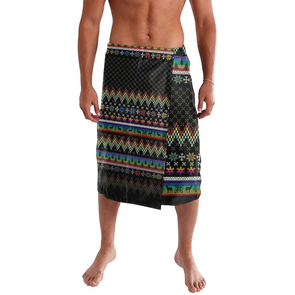 Pride Cat LGBT Lavalava Happy Purride Christmas - Cute Pet Rainbow Flag - Wonder Print Shop