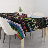 Pride Cat LGBT Tablecloth Happy Purride Christmas - Cute Pet Rainbow Flag - Wonder Print Shop