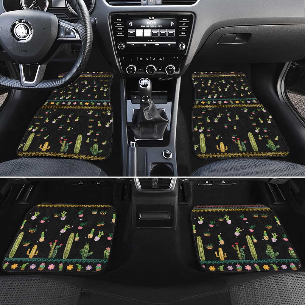 Cacuts Christmas Car Mats Cactus What the Fucculent - Wonder Print Shop