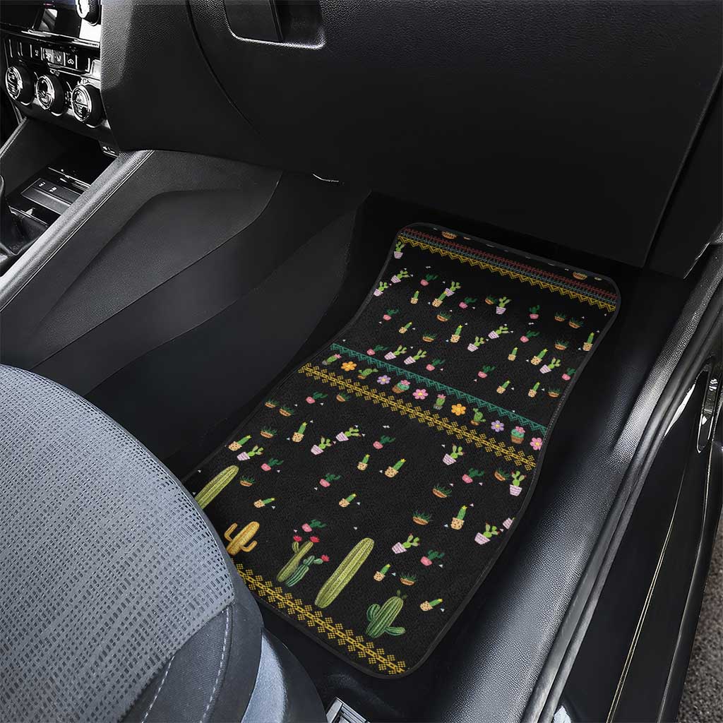 Cacuts Christmas Car Mats Cactus What the Fucculent - Wonder Print Shop