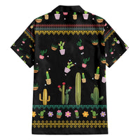 Cacuts Christmas Family Matching Short Sleeve Bodycon Dress and Hawaiian Shirt Cactus What the Fucculent - Wonder Print Shop