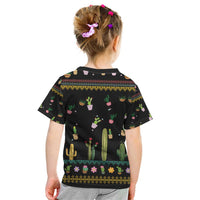 Cacuts Christmas Kid T Shirt Cactus What the Fucculent - Wonder Print Shop