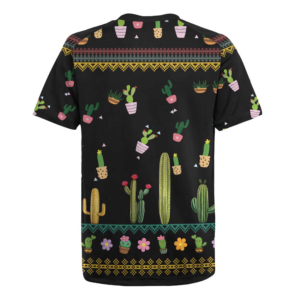 Cacuts Christmas Rugby Jersey Cactus What the Fucculent - Wonder Print Shop
