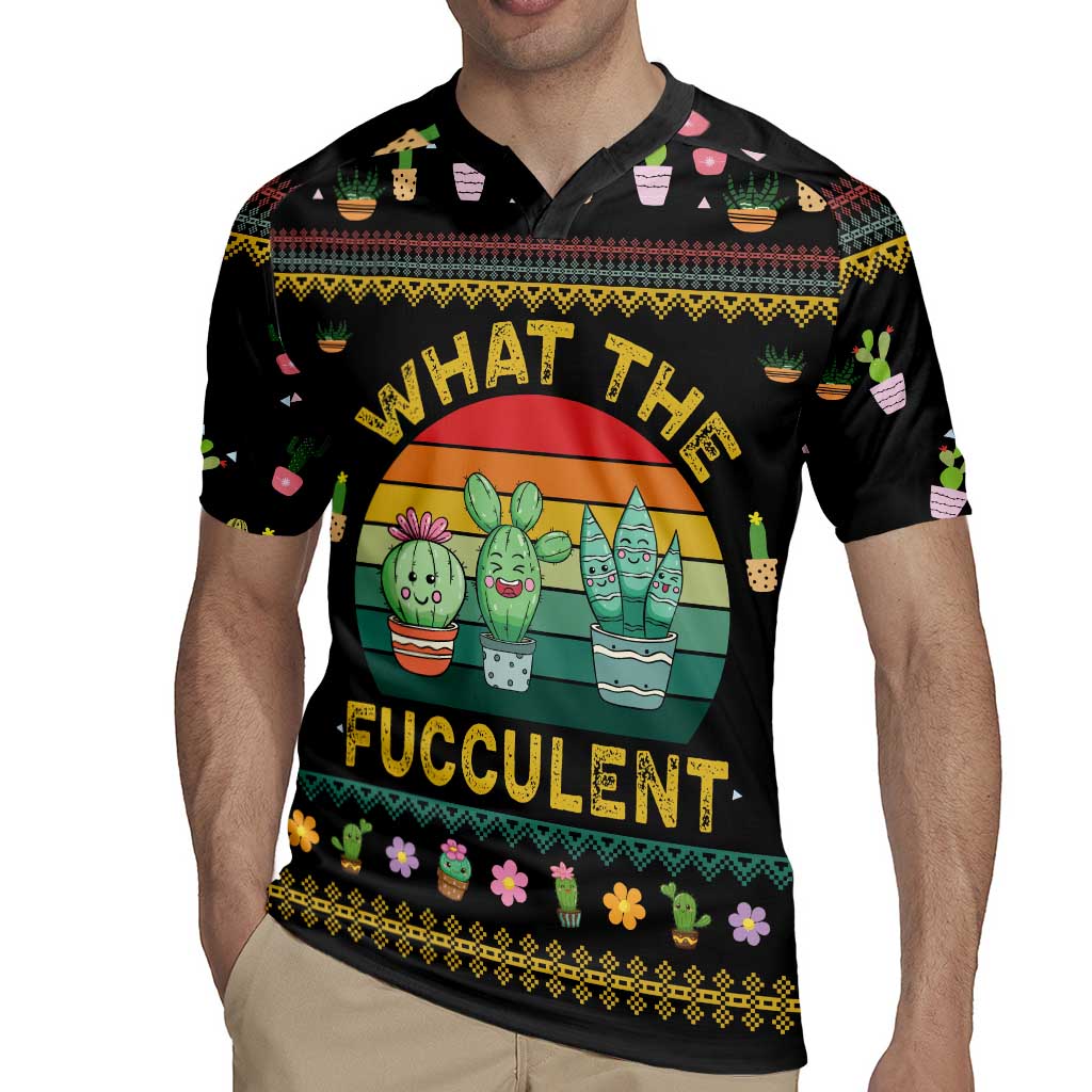 Cacuts Christmas Rugby Jersey Cactus What the Fucculent - Wonder Print Shop