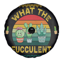 Cacuts Christmas Spare Tire Cover Cactus What the Fucculent - Wonder Print Shop