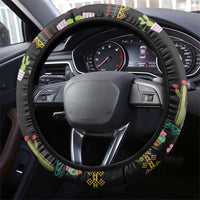 Cacuts Christmas Steering Wheel Cover Cactus What the Fucculent - Wonder Print Shop