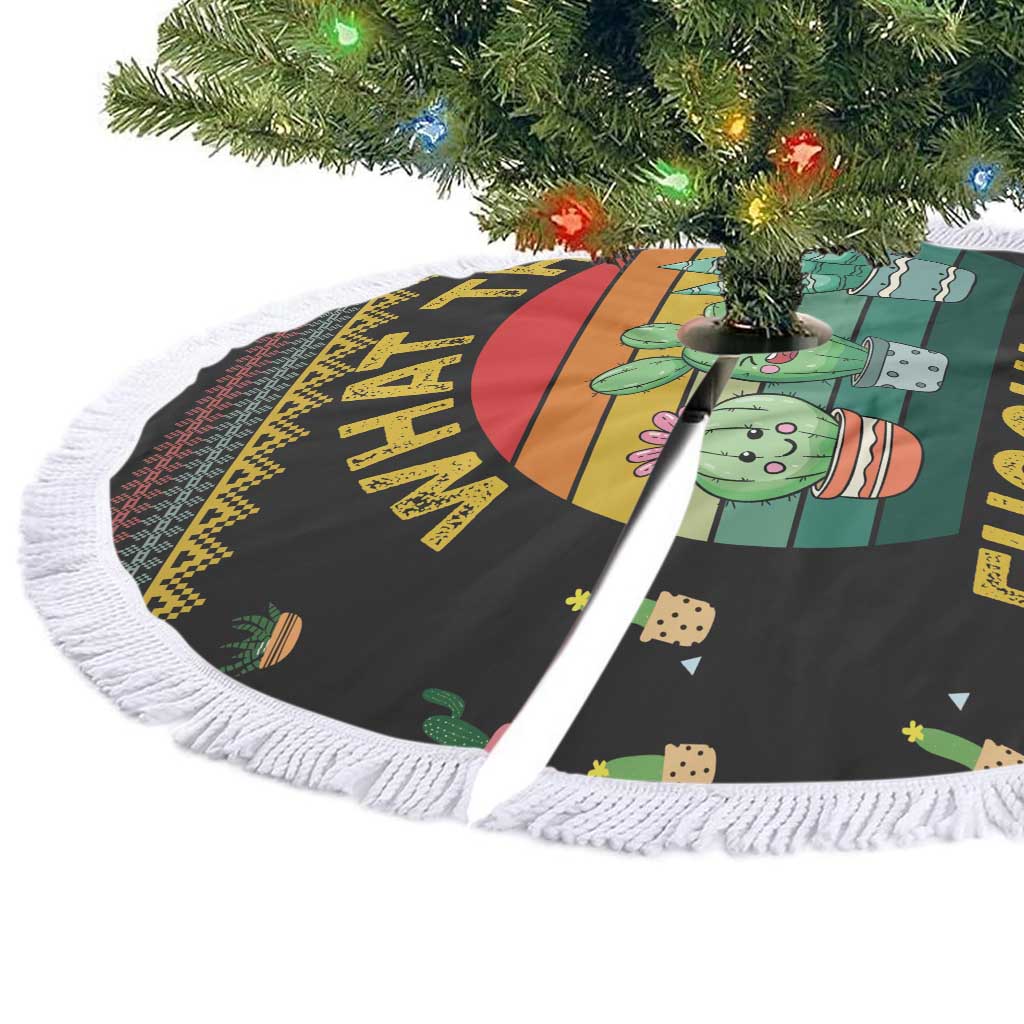 Cacuts Christmas Tree Skirt Cactus What the Fucculent - Wonder Print Shop