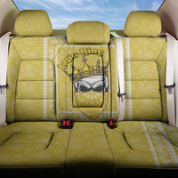 Latin King Back Car Seat Cover Paisley Pattern Yellow - Wonder Print Shop