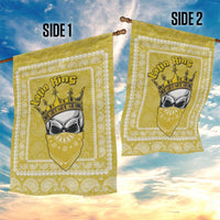 Latin King Garden Flag Paisley Pattern Yellow - Wonder Print Shop