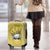 Latin King Luggage Cover Paisley Pattern Yellow - Wonder Print Shop