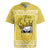 Latin King Rugby Jersey Paisley Pattern Yellow - Wonder Print Shop