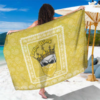 Latin King Sarong Paisley Pattern Yellow - Wonder Print Shop