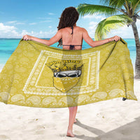 Latin King Sarong Paisley Pattern Yellow - Wonder Print Shop