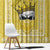 Latin King Window Curtain Paisley Pattern Yellow - Wonder Print Shop