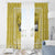 Latin King Window Curtain Paisley Pattern Yellow - Wonder Print Shop