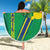 Brazil Flag Emblem Beach Blanket Toco Toucan In My Heart