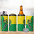 Brazil Flag Emblem 4 in 1 Can Cooler Tumbler Toco Toucan In My Heart