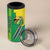 Brazil Flag Emblem 4 in 1 Can Cooler Tumbler Toco Toucan In My Heart