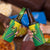 Brazil Flag Emblem 4 in 1 Can Cooler Tumbler Toco Toucan In My Heart