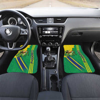 Brazil Flag Emblem Car Mats Toco Toucan In My Heart