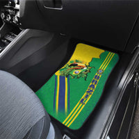 Brazil Flag Emblem Car Mats Toco Toucan In My Heart