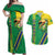 Brazil Flag Emblem Couples Matching Off Shoulder Maxi Dress and Hawaiian Shirt Toco Toucan In My Heart