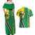 Brazil Flag Emblem Couples Matching Off Shoulder Maxi Dress and Hawaiian Shirt Toco Toucan In My Heart