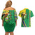 Brazil Flag Emblem Couples Matching Off Shoulder Short Dress and Hawaiian Shirt Toco Toucan In My Heart