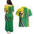 Brazil Flag Emblem Couples Matching Puletasi and Hawaiian Shirt Toco Toucan In My Heart