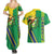 Brazil Flag Emblem Couples Matching Summer Maxi Dress and Hawaiian Shirt Toco Toucan In My Heart