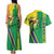 Brazil Flag Emblem Couples Matching Tank Maxi Dress and Hawaiian Shirt Toco Toucan In My Heart
