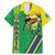 Brazil Flag Emblem Family Matching Mermaid Dress and Hawaiian Shirt Toco Toucan In My Heart