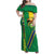 Brazil Flag Emblem Family Matching Off Shoulder Maxi Dress and Hawaiian Shirt Toco Toucan In My Heart