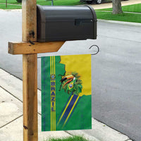 Brazil Flag Emblem Garden Flag Toco Toucan In My Heart